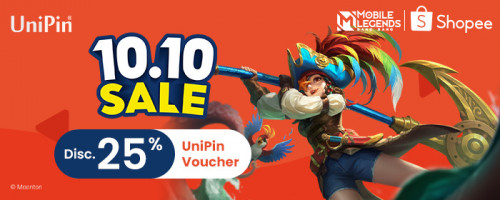 Promo Diskon hingga 25% di 10.10 Sale Shopee